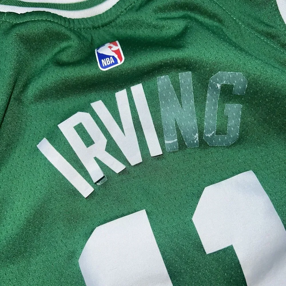 Boston Celtics Kyrie Irving Youth NBA Nike Dri-Fit Swingman Jersey Medium Green